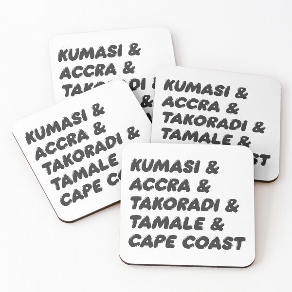 Item preview, Ghana Cities, Kumasi, Accra, Takoradi, Tamale & Cape Coast designed and sold by TonySpencer.