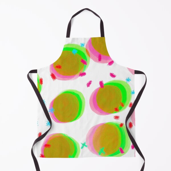 Item preview, Preppy Watercolor Brushstroke Free Polka Dots Pink and Green Spots Dots Dalmation Animal Spots Design Multicolor designed and sold by theprintedclub.