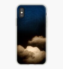 Clouds in a scratched darkness iPhone Case