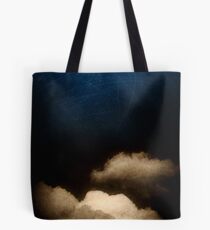 Clouds in a scratched darkness Tote Bag
