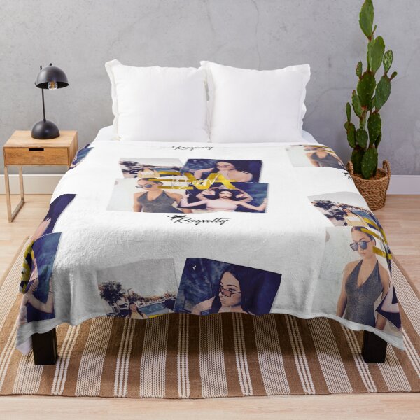 Eva Queen Design collection Fleur dorée Plaid