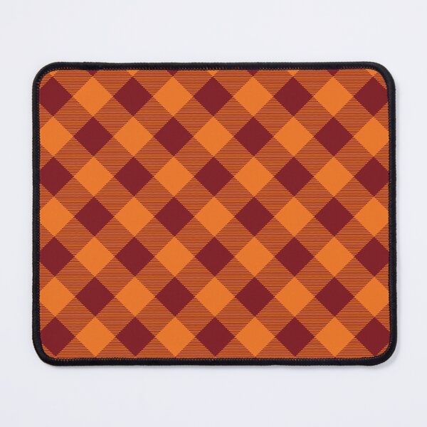 Item preview, Pumpkin Buffalo Cross Check Fabric designed and sold by 89BLACK.