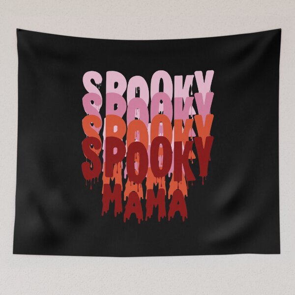Item preview, spooky mama Halloween retro vintage designed and sold by ArtfulGiftShop.