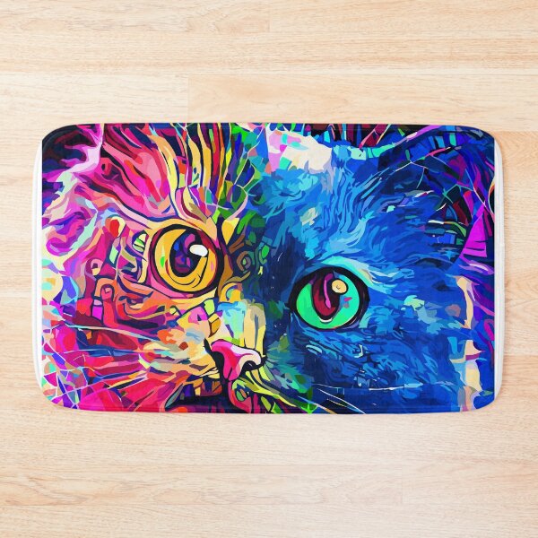 Item preview, Colorful cat designed and sold by Amadej.