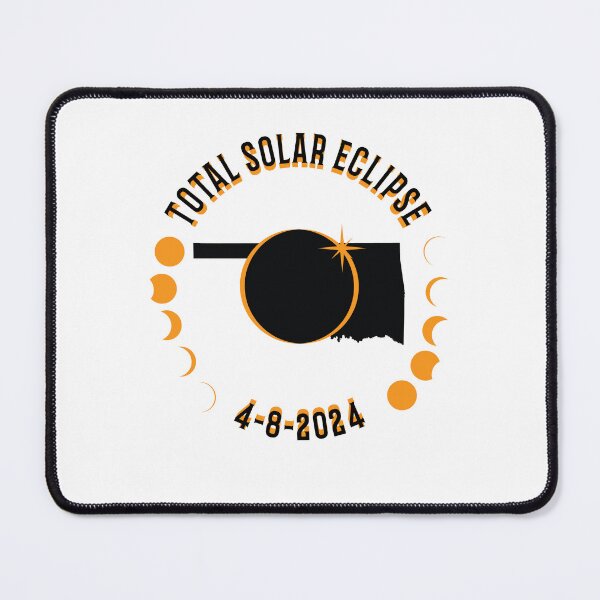 Item preview, Oklahoma Total Solar Eclipse Path 2024 Eclipse Souvenir designed and sold by The Junto Shop.
