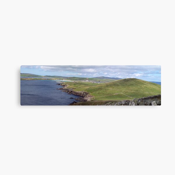 Shetland - Compass Point and airport Canvas Print