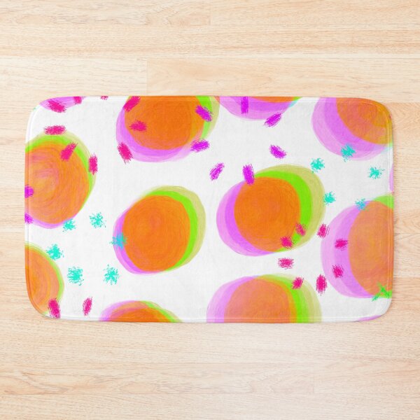 Item preview, Preppy Watercolor Brushstroke Free Polka Dots Orange, Purple and Green Spots Dots Dalmation Animal Spots Design Multicolor designed and sold by theprintedclub.