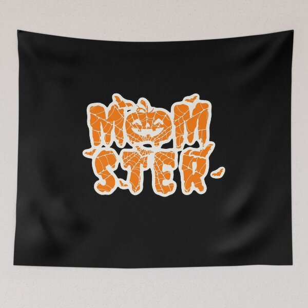 Item preview, Momster Halloween retro vintage designed and sold by ArtfulGiftShop.