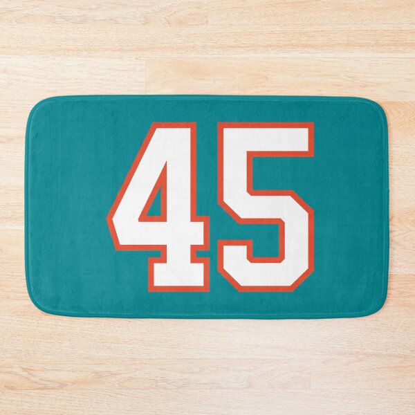 Item preview, Sports Number 45, white orange color lucky sport forty five designed and sold by ArtIsParty.
