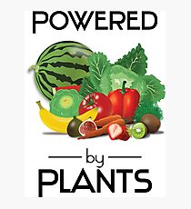 Powered by Plants Photographic Print