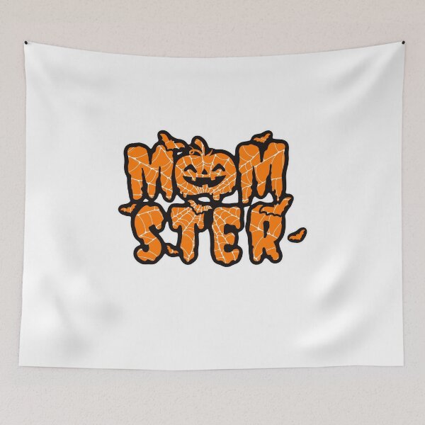 Item preview, Momster Halloween retro vintage designed and sold by ArtfulGiftShop.