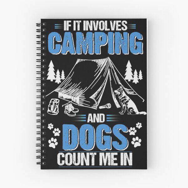 Item preview, If It Involves Camping and Dogs Count Me In designed and sold by LarkDesigns.