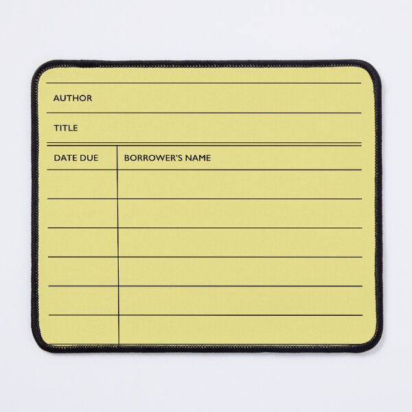 Item preview, Library Card designed and sold by iconikit.