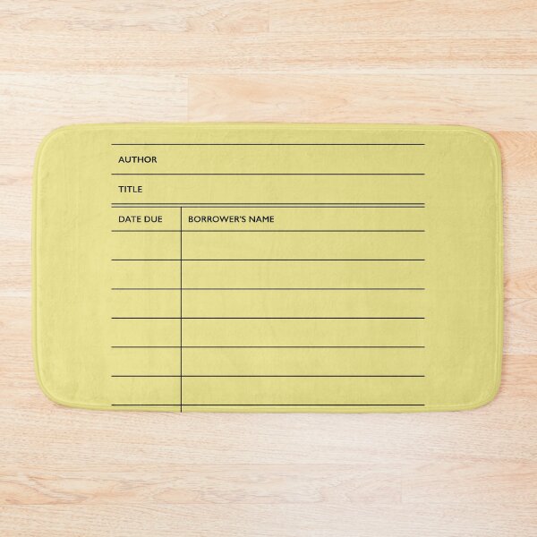Item preview, Library Card designed and sold by iconikit.