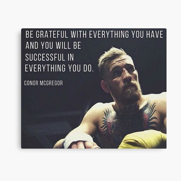 Conor McGregor Canvas Print