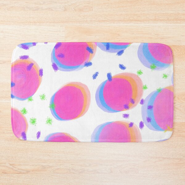 Item preview, Preppy Watercolor Brushstroke Free Polka Dots Pink, Blue and Orange Spots Dots Dalmation Animal Spots Design Multicolor designed and sold by theprintedclub.