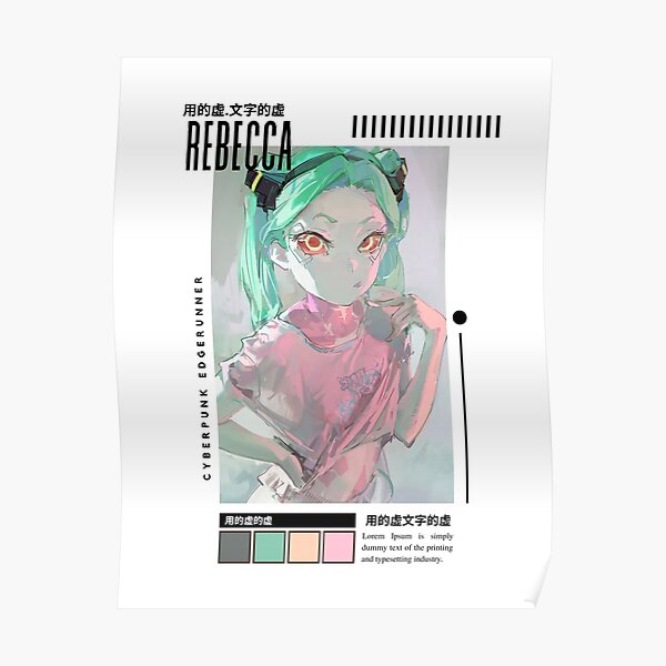 Rebecca Cyberpunk Edgerunner Poster For Sale By Alexashibee121 Redbubble 0977