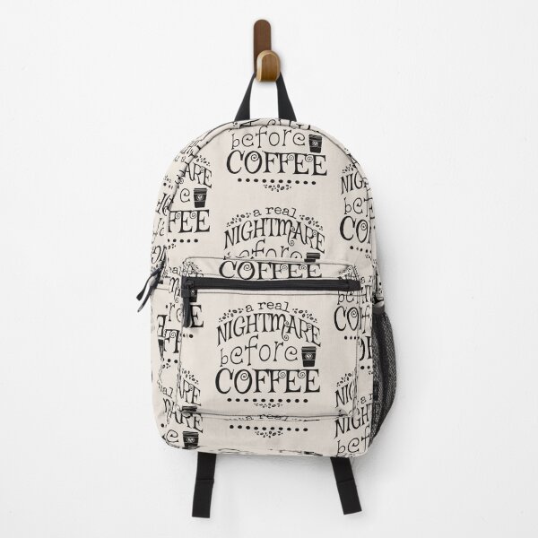 Item preview, A Real Nightmare Before Coffee, Cream Background designed and sold by TrulyEpoque.