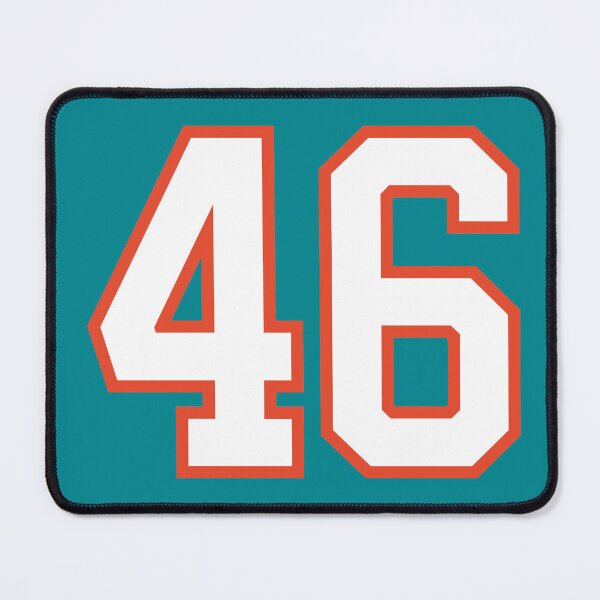 Item preview, Sports Number 46, white orange color lucky sport forty six designed and sold by ArtIsParty.