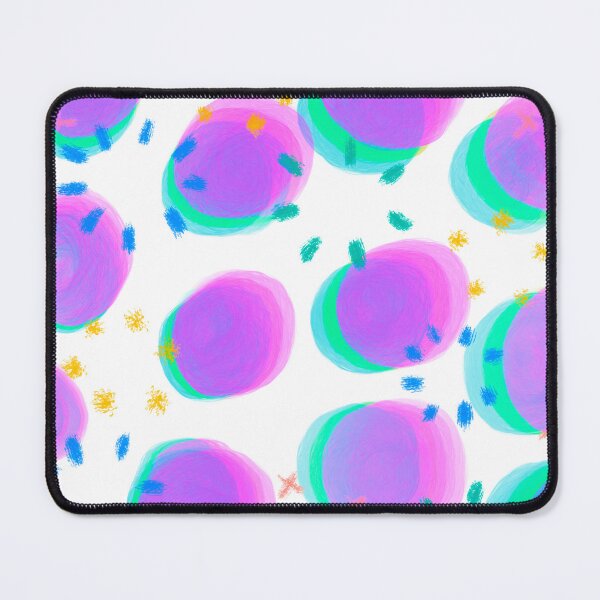 Item preview, Preppy Watercolor Brushstroke Free Polka Dots Pink, Blue and Purple Spots Dots Dalmation Animal Spots Design Multicolor designed and sold by theprintedclub.