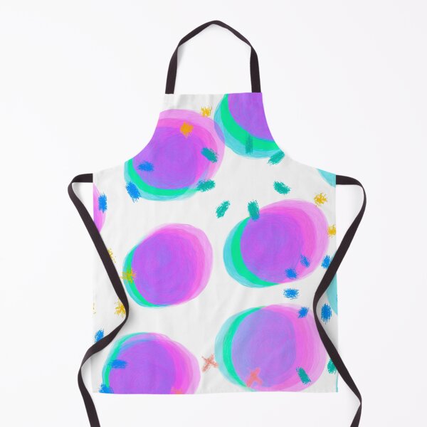 Item preview, Preppy Watercolor Brushstroke Free Polka Dots Pink, Blue and Purple Spots Dots Dalmation Animal Spots Design Multicolor designed and sold by theprintedclub.