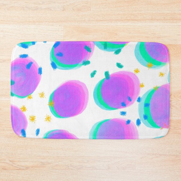 Item preview, Preppy Watercolor Brushstroke Free Polka Dots Pink, Blue and Purple Spots Dots Dalmation Animal Spots Design Multicolor designed and sold by theprintedclub.