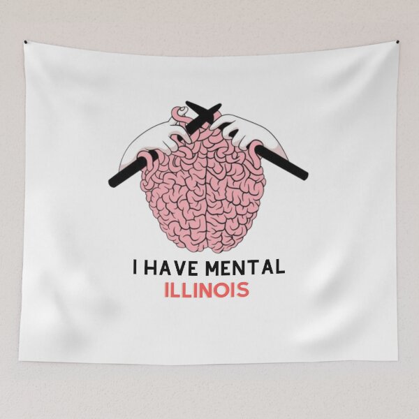 Item preview, I Have Mental Illinois Essential T-Shirt designed and sold by Flacki0.