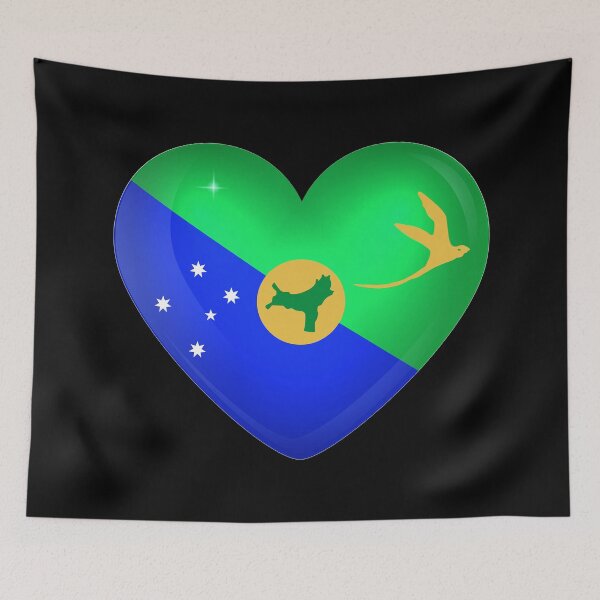 Item preview, My heart is in Christmas Island, Love Christmas Island. designed and sold by ArtIsParty.