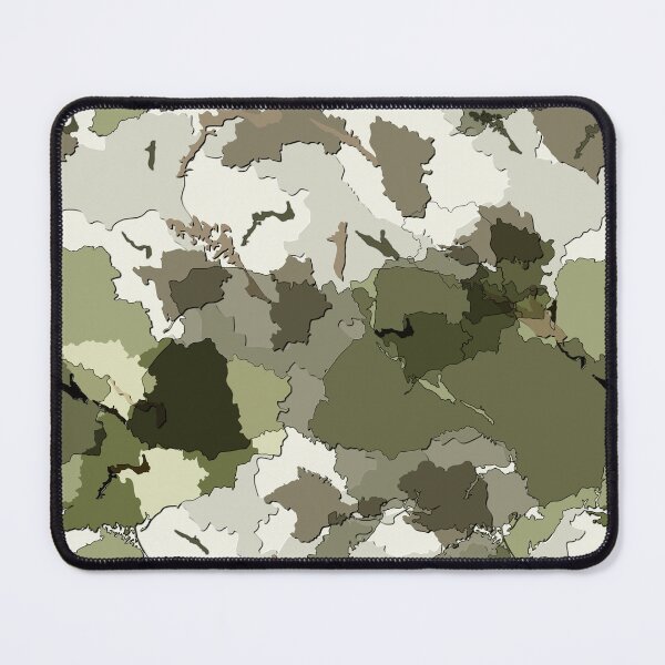 Item preview, Ukraine Cammo - Ukrainian Map Camouflage Half designed and sold by kernowerno.