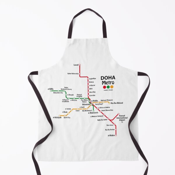 Item preview, DOHA Metro Map designed and sold by UrbanRail.