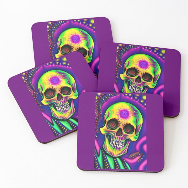 Item preview, Colorful skull artwork designed and sold by Gaspar Avila.