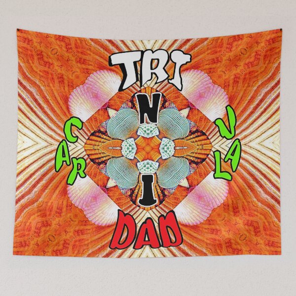 Item preview, PAINTING MOSAIC OF SHELLS FOR A SPLENDID AND UNIQUE CARNIVAL OF TRINIDAD AND TOBAGO. designed and sold by Ralek.