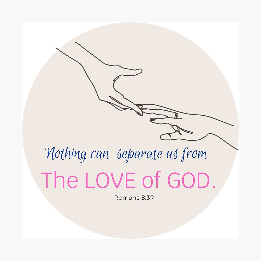 Romans 8:39 Inspirational Image