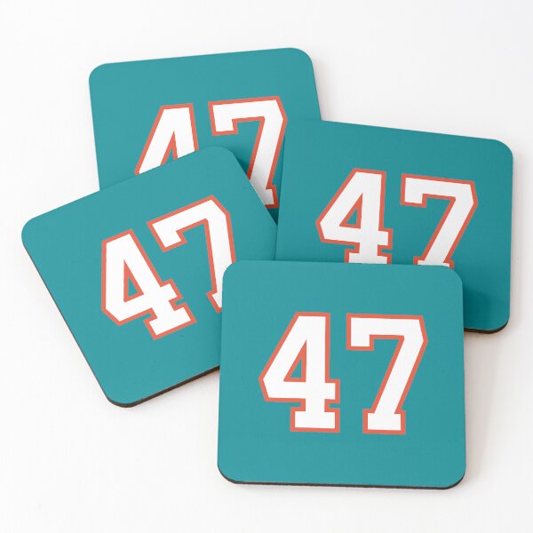 Item preview, Sports Number 47, white orange color lucky sport forty seven designed and sold by ArtIsParty.