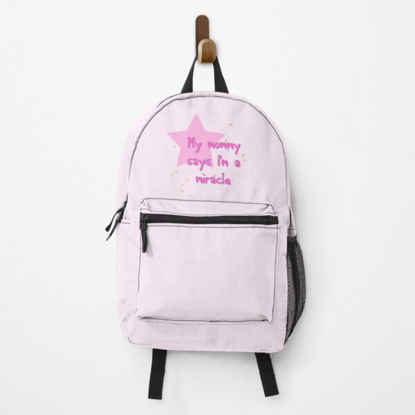 Item preview, My Mommy Says I'm a Miracle Matilda Quote Pink designed and sold by ArtfulDodger9.