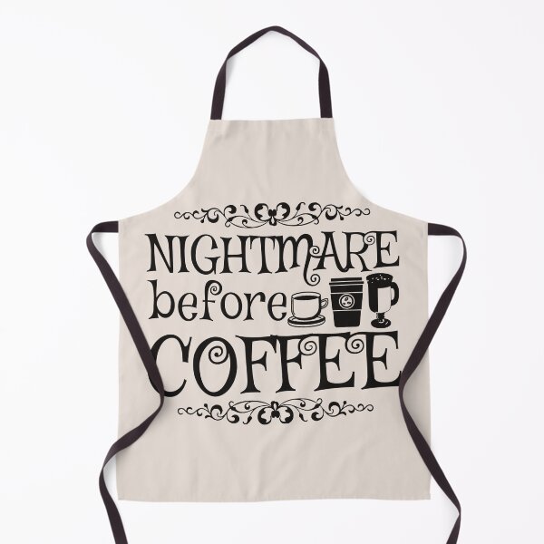 Item preview, Nightmare Before Coffee, Cream Background designed and sold by TrulyEpoque.