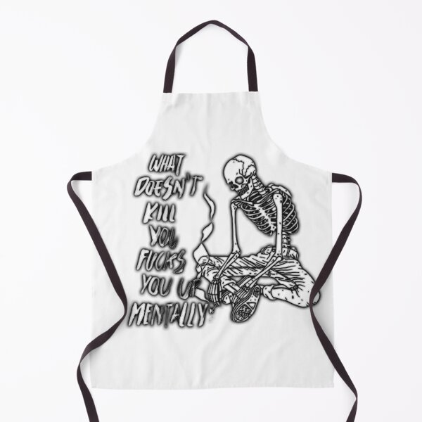 Item preview, WHAT DOESN'T KILL YOU FUCKS YOU UP MENTALLY black / Cool and Funny quotes designed and sold by DRK7DSGN.