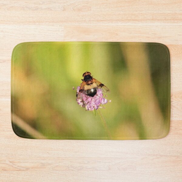 Item preview, bee on a purple wildflower designed and sold by Francespoppy.