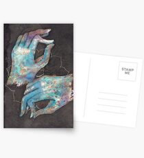 Anahata - heart chakra mudra Postcards