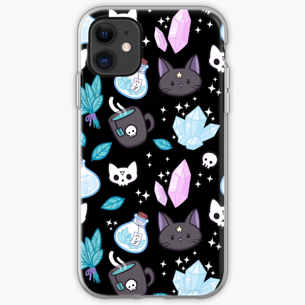 Herb Witch // Black iPhone Case & Cover