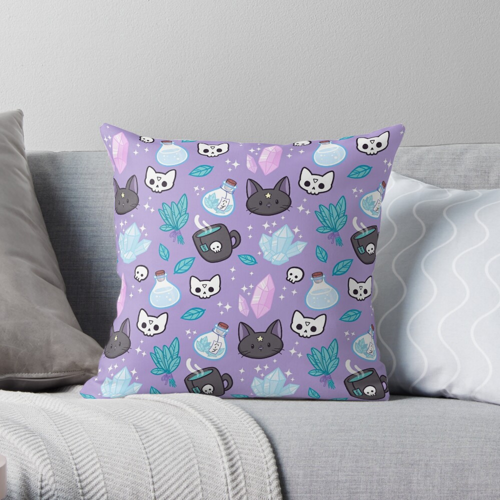 Item preview, Throw Pillow designed and sold by nikury.