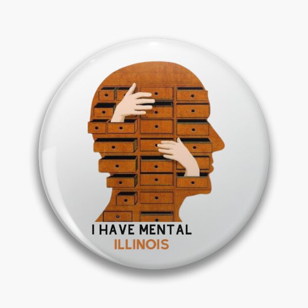 Item preview, I Have Mental Illinois Essential T-Shirt designed and sold by Flacki0.