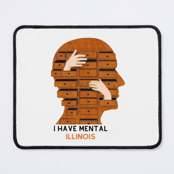 Item preview, I Have Mental Illinois Essential T-Shirt designed and sold by Flacki0.