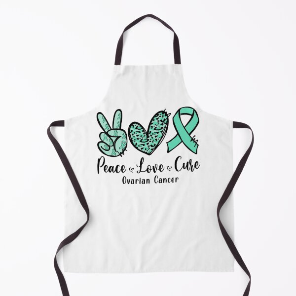 Item preview, Ovarian Cancer Awareness Love Teal Ribbon designed and sold by LAWRENCE-MORROW.