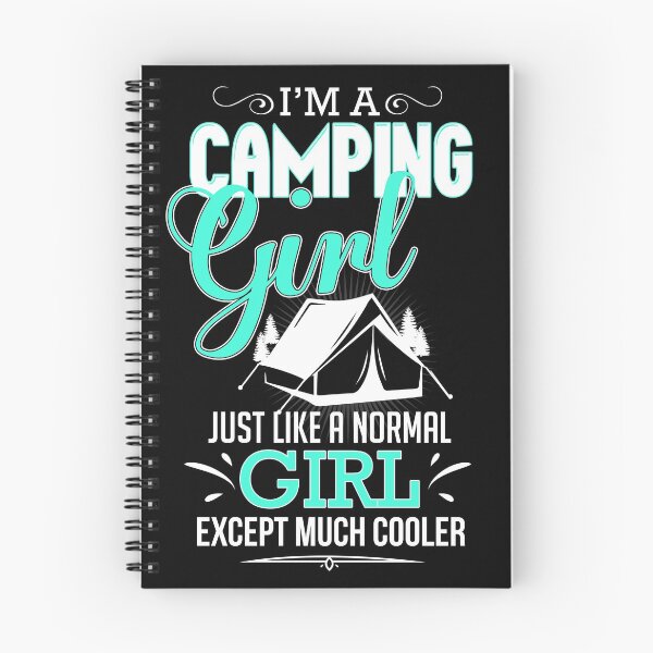 Item preview, I'm A Camping Girl funny camping slogan designed and sold by LarkDesigns.