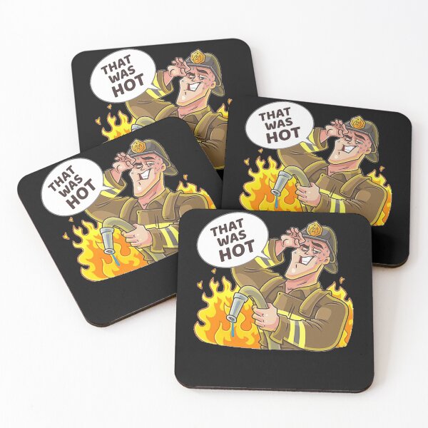 Item preview, Jhonny Sins -That Was Hot, Firefighter, 2022  designed and sold by GiobbMarino.