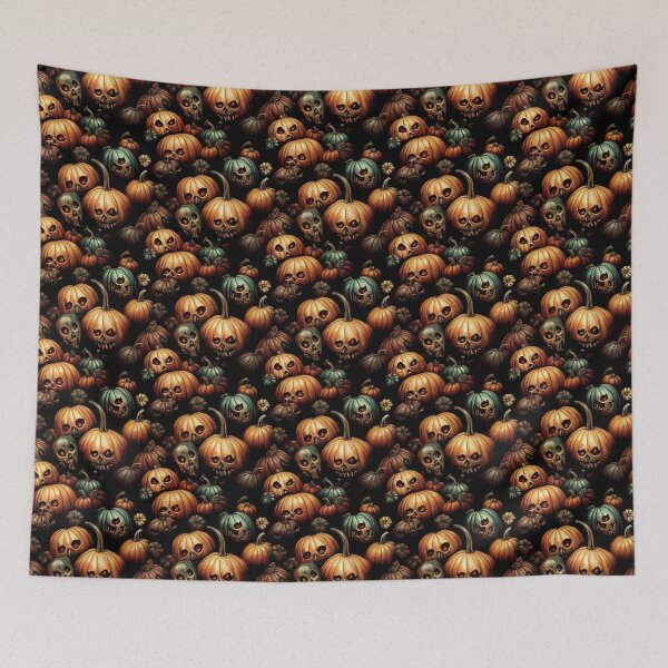 Item preview,  pumpkins pattern halloween designed and sold by bleachedpixel.
