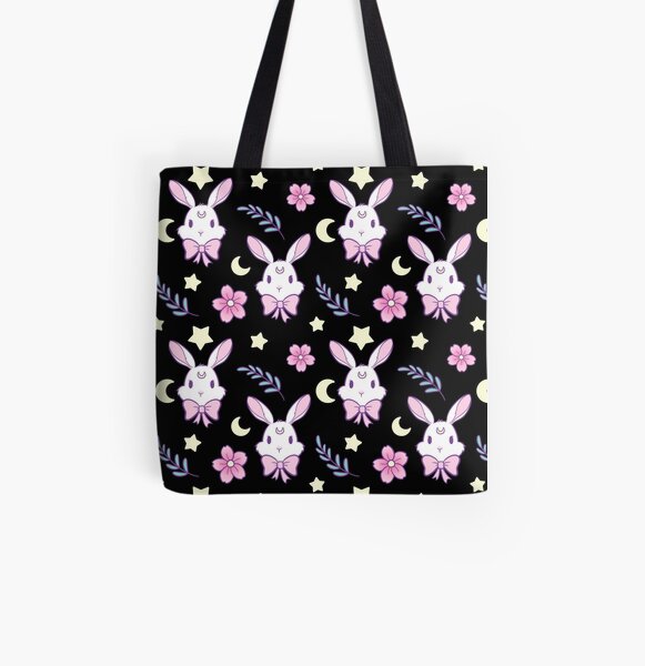 Sakura Bunny All Over Print Tote Bag