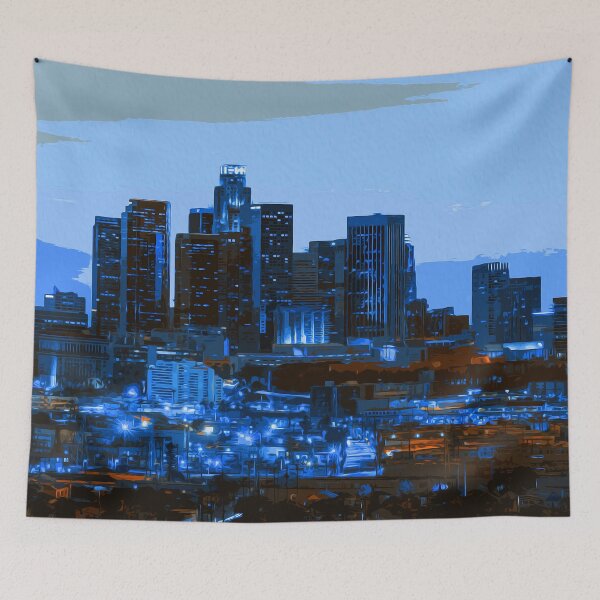 Item preview, Los Angeles Skyline designed and sold by AM FineArtPrints.