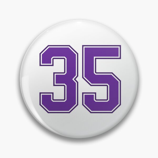 Item preview, Purple Number 35 lucky sports jersey thirty five designed and sold by HeavyStyle.